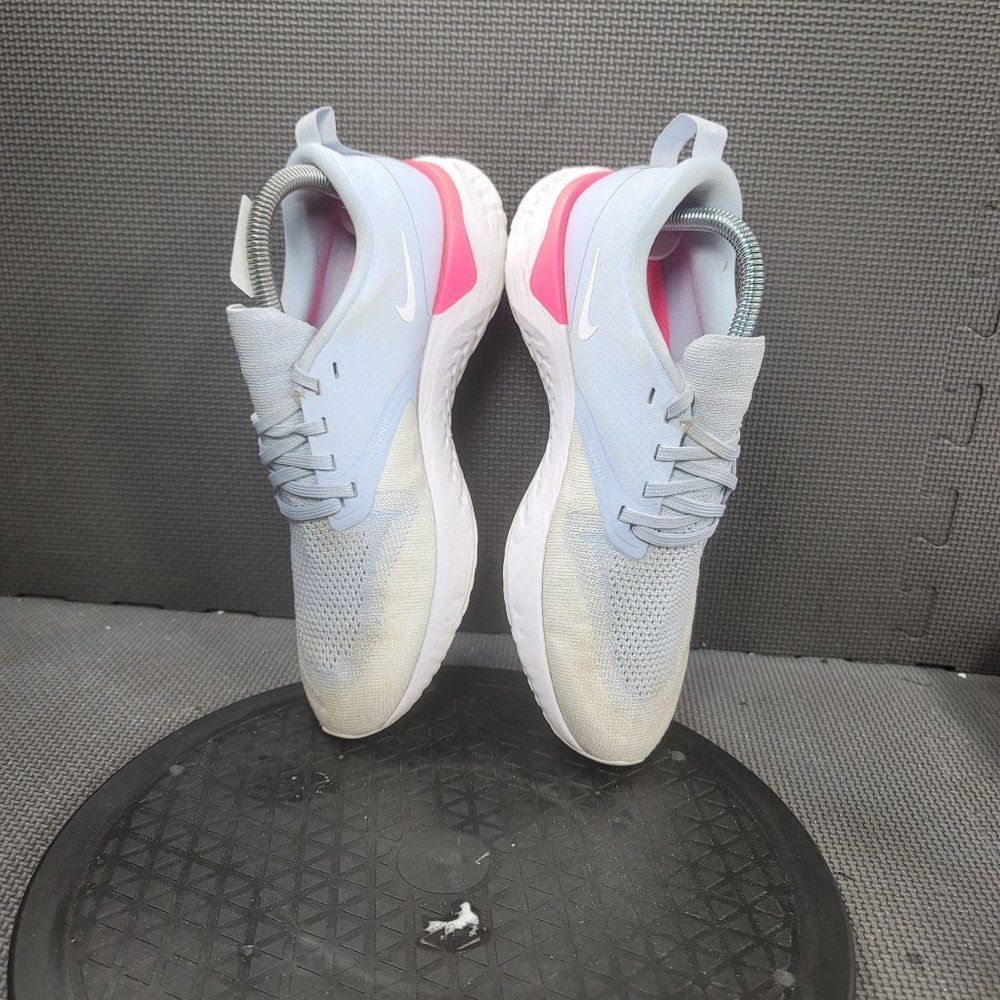 Nike Odyssey React Flyknit 2 Running Shoes Womens Sz 9 Powder Blue Trainers - Picture 5 of 8